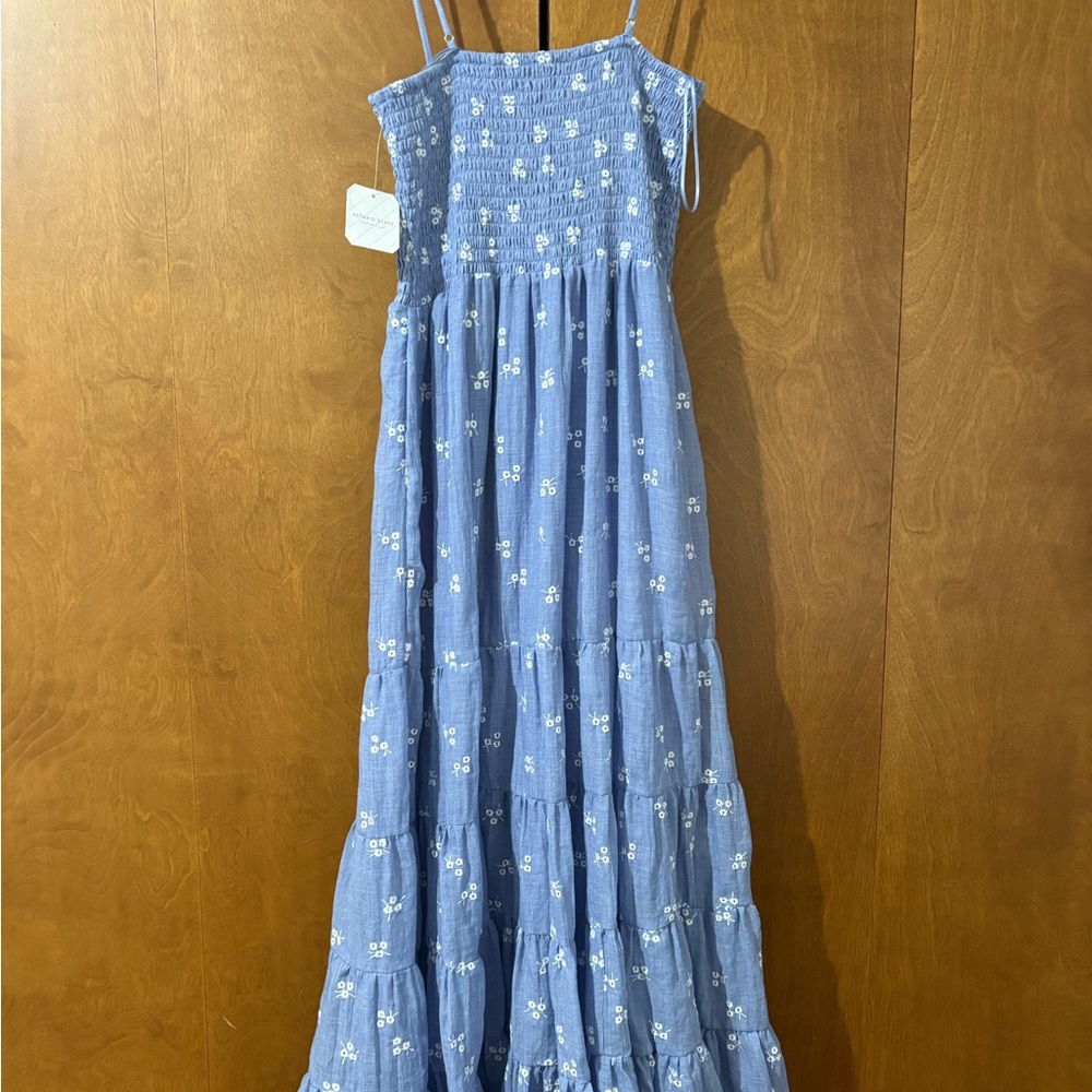 Altar'd State Blue Floral Maxi Dress - Picture 4 of 4